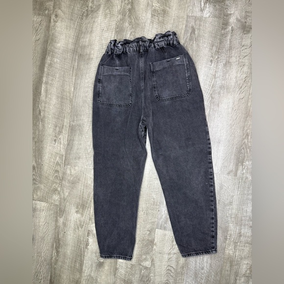 Zara Black High Rise Jeans Modern Fit Size 4 - Picture 4 of 6